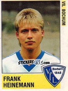 Cromo Frank Heinemann - German Football Bundesliga 1988-1989 - Panini