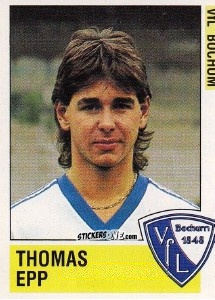 Cromo Thomas Epp - German Football Bundesliga 1988-1989 - Panini