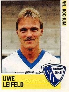 Figurina Uwe Leifeld - German Football Bundesliga 1988-1989 - Panini