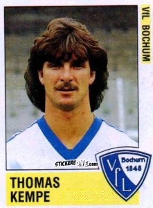 Sticker Thomas Kempe - German Football Bundesliga 1988-1989 n. 20 - Panini