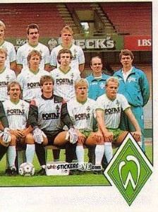 Figurina Mannschaft - German Football Bundesliga 1988-1989 - Panini