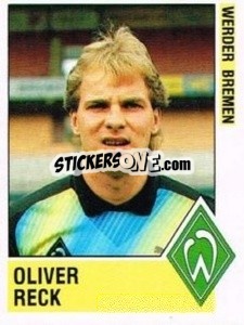 Cromo Oliver Reck - German Football Bundesliga 1988-1989 - Panini