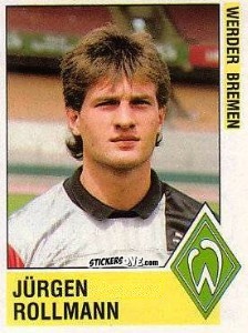 Cromo Jürgen Rollmann - German Football Bundesliga 1988-1989 - Panini