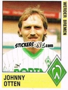 Cromo Johnny Otten - German Football Bundesliga 1988-1989 - Panini