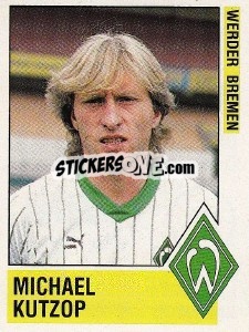 Figurina Michael Kutzop - German Football Bundesliga 1988-1989 - Panini