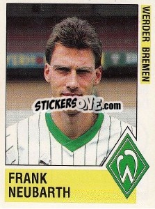 Sticker Frank Neubarth - German Football Bundesliga 1988-1989 - Panini