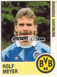Sticker Rols Meyer - German Football Bundesliga 1988-1989 - Panini