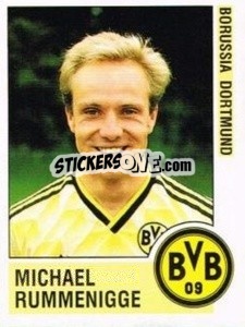 Cromo Michael Rummenigge - German Football Bundesliga 1988-1989 - Panini
