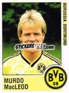Cromo Murdo MacLeod - German Football Bundesliga 1988-1989 - Panini
