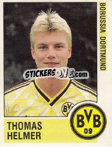 Sticker Thomas helmer - German Football Bundesliga 1988-1989 - Panini