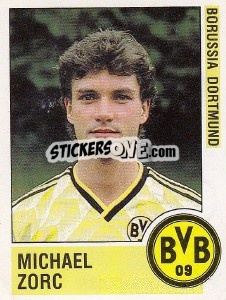 Sticker Michael Zorc - German Football Bundesliga 1988-1989 - Panini