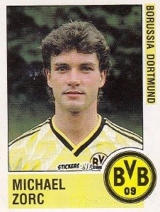 Cromo Michael Zorc - German Football Bundesliga 1988-1989 - Panini