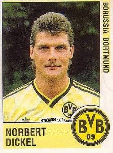 Sticker Norbert Dickel - German Football Bundesliga 1988-1989 n. 53 - Panini