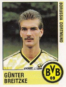 Figurina Günter Breitzke - German Football Bundesliga 1988-1989 - Panini