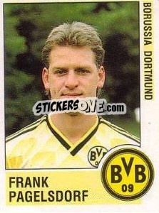Sticker Frank Pagelsdorf - German Football Bundesliga 1988-1989 - Panini