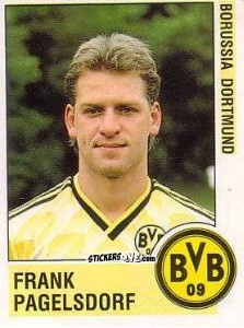 Sticker Frank Pagelsdorf - German Football Bundesliga 1988-1989 - Panini