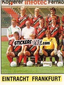 Sticker Mannschaft - German Football Bundesliga 1988-1989 - Panini