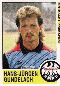 Sticker Hans-Jürgen Gundelach - German Football Bundesliga 1988-1989 - Panini