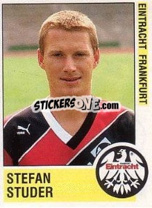 Sticker Stefan Studer - German Football Bundesliga 1988-1989 - Panini