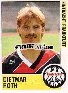 Cromo Dietmar Roth - German Football Bundesliga 1988-1989 - Panini