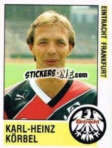 Figurina Karl-Heinz Körbel - German Football Bundesliga 1988-1989 - Panini
