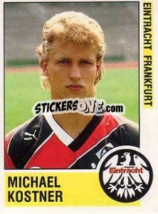 Cromo Michael Kostner - German Football Bundesliga 1988-1989 - Panini
