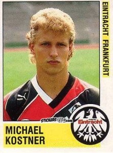 Cromo Michael Kostner - German Football Bundesliga 1988-1989 - Panini