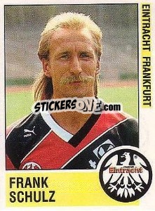 Sticker Frank Schulz - German Football Bundesliga 1988-1989 - Panini