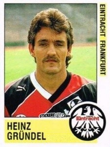 Figurina Heinz Gründel - German Football Bundesliga 1988-1989 - Panini