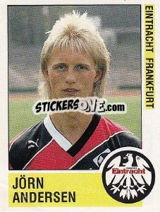 Cromo Jörn Andersen - German Football Bundesliga 1988-1989 - Panini