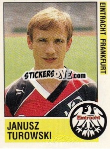 Cromo Janusz Turowski - German Football Bundesliga 1988-1989 - Panini