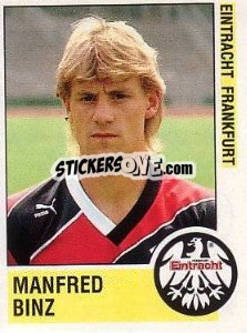 Figurina Manfred Binz - German Football Bundesliga 1988-1989 - Panini