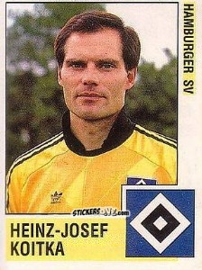 Cromo Heinz-Josef Koitka - German Football Bundesliga 1988-1989 - Panini