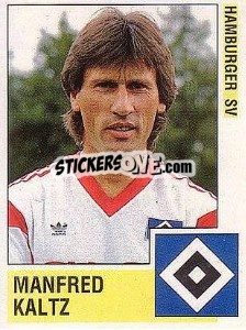 Cromo Manfred Kaltz - German Football Bundesliga 1988-1989 - Panini
