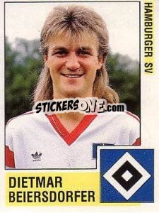 Cromo Dietmar Beiersdorfer - German Football Bundesliga 1988-1989 - Panini