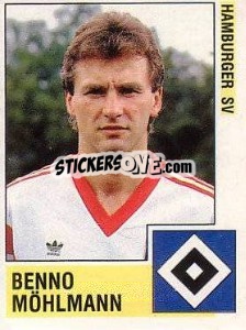 Sticker Benno Möhlmann - German Football Bundesliga 1988-1989 - Panini