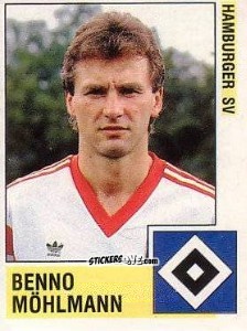 Sticker Benno Möhlmann - German Football Bundesliga 1988-1989 - Panini