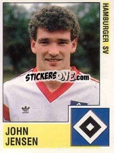 Sticker John Jensen - German Football Bundesliga 1988-1989 - Panini