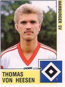 Figurina Thomas von Heesen - German Football Bundesliga 1988-1989 - Panini