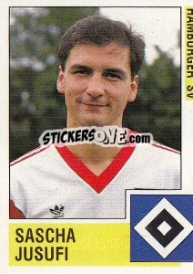 Cromo Sascha Jusufi - German Football Bundesliga 1988-1989 - Panini