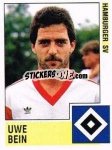 Sticker Uwe Bein - German Football Bundesliga 1988-1989 - Panini