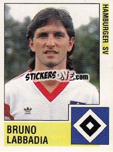 Sticker Bruno Labbadia - German Football Bundesliga 1988-1989 - Panini