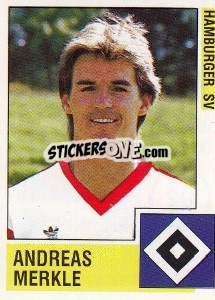 Cromo Andreas Merkle - German Football Bundesliga 1988-1989 - Panini