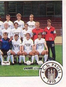 Sticker Mannschaft - German Football Bundesliga 1988-1989 - Panini