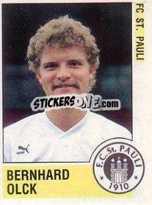Sticker Bernhard Olck - German Football Bundesliga 1988-1989 - Panini