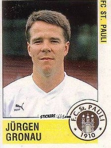 Cromo Jürgen Gronau - German Football Bundesliga 1988-1989 - Panini