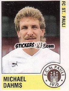 Cromo Michael Dahms - German Football Bundesliga 1988-1989 - Panini