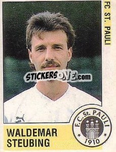 Sticker Waldemar Steubing - German Football Bundesliga 1988-1989 - Panini