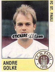 Sticker Andre Golke - German Football Bundesliga 1988-1989 - Panini