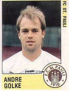 Sticker Andre Golke - German Football Bundesliga 1988-1989 - Panini